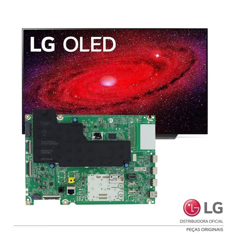 Placa principal lg oled55cxpsa oled65cxpsa ebu66105902 crb38478701